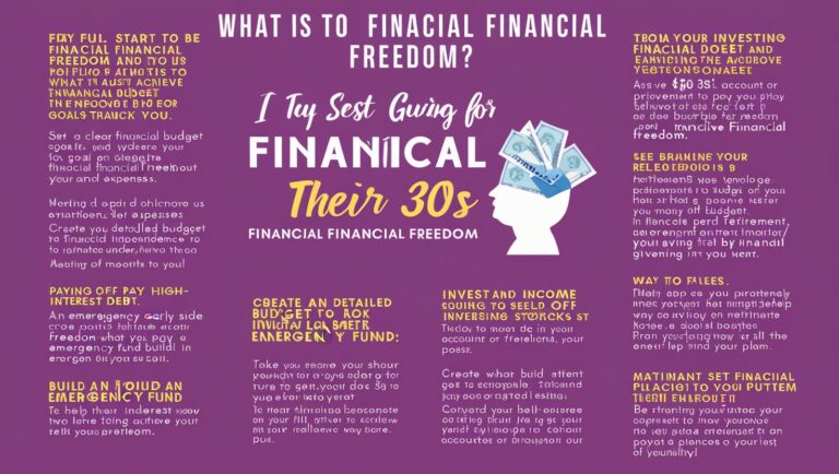 Steps to Achieving Financial Freedom in Your 30s