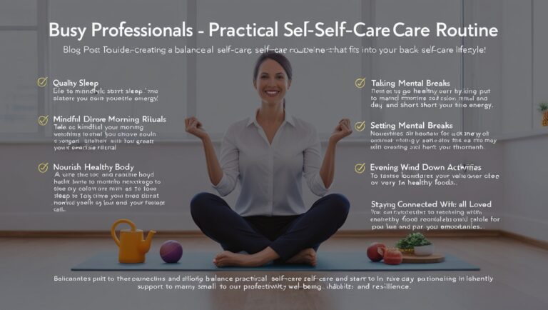 The Ultimate Self-Care Routine for Busy Professionals