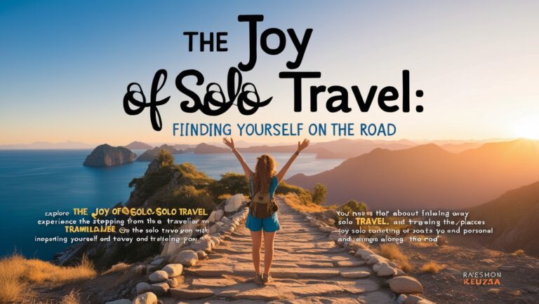 The Joy of Solo Travel: Finding Yourself on the Road