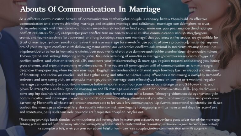 Communication in Marriage: Why It’s the Key to Success