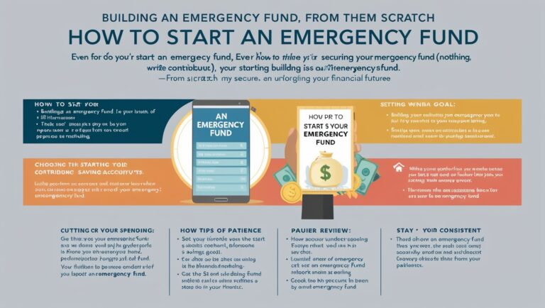How to Build an Emergency Fund from Scratch