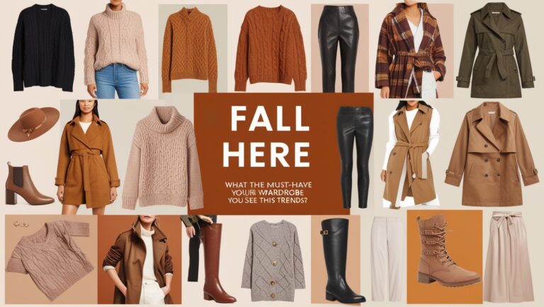 Seasonal Trends: Must-Have Styles for Fall Nowadays