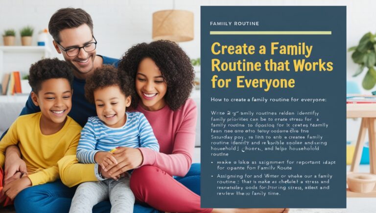 How to Create a Family Routine That Works for Everyone