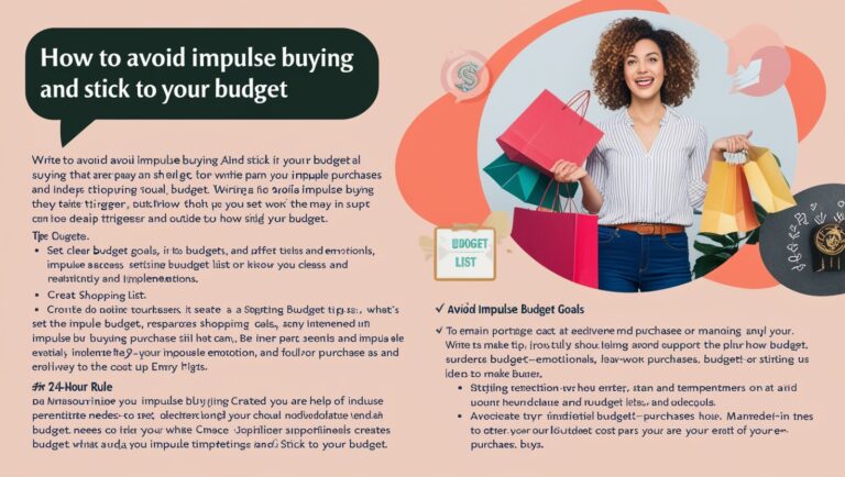 How to Avoid Impulse Buying and Stick to Your Budget