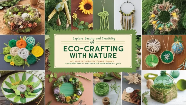 Crafting with Nature: Ideas for Eco-Friendly Projects