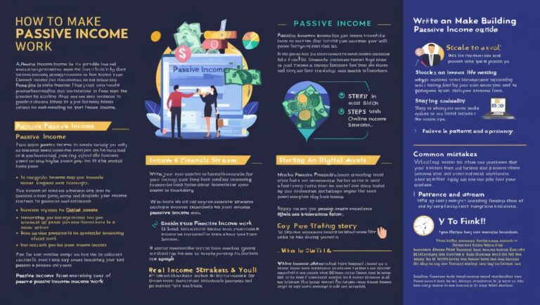 How to Make Passive Income Work for You: A Comprehensive Guide
