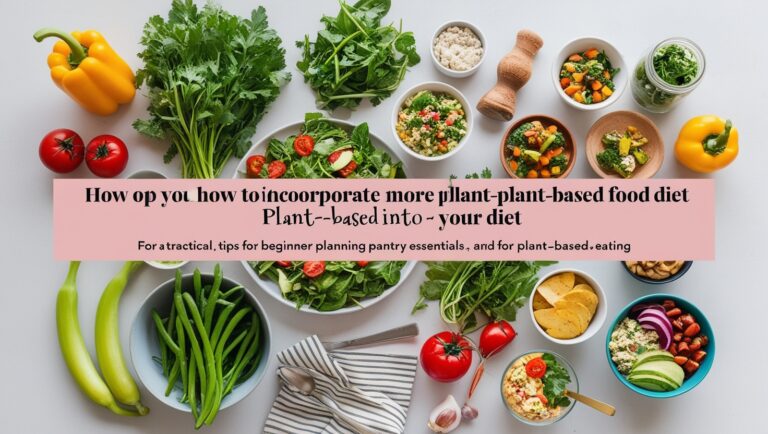 How to Incorporate More Plant-Based Foods into Your Diet