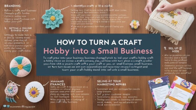 How to Turn Your Craft Hobby into a Small Business