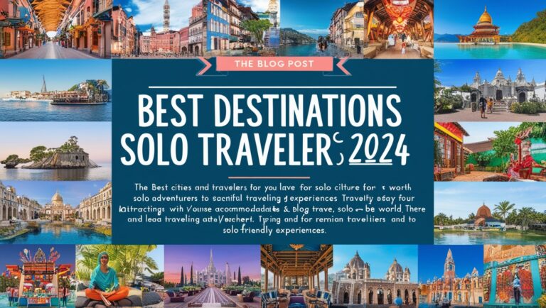 The Best Destinations for Solo Travelers Nowadays