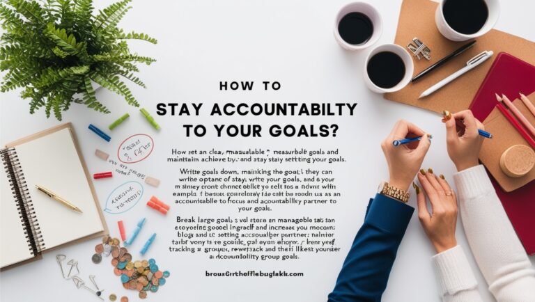 How to Stay Accountable to Your Goals