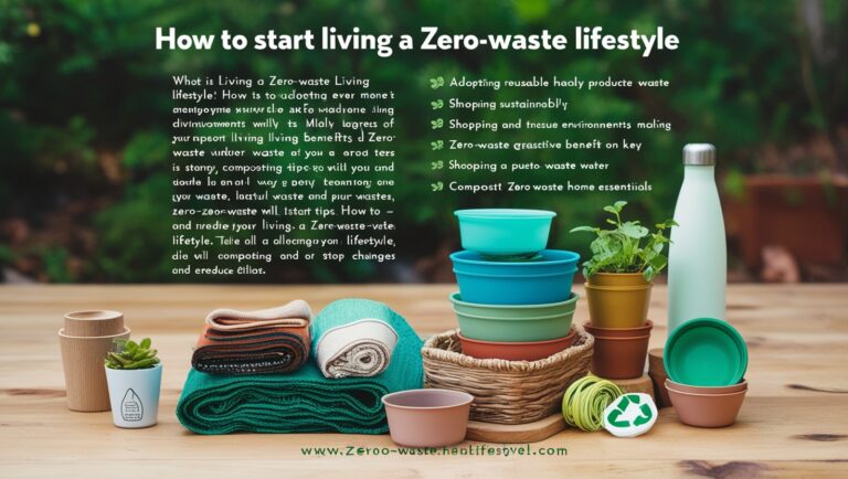 How to Start Living a Zero-Waste Lifestyle