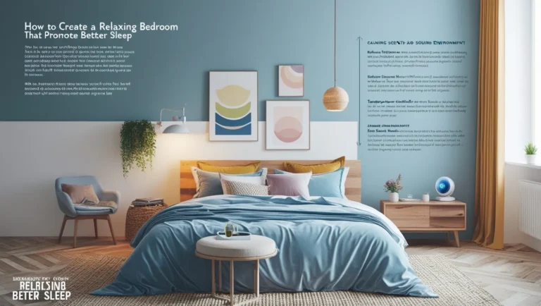Creating a Relaxing Bedroom: Tips for Better Sleep
