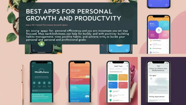 Best Apps for Personal Growth and Productivity