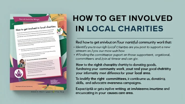 How to Get Involved in Local Charities