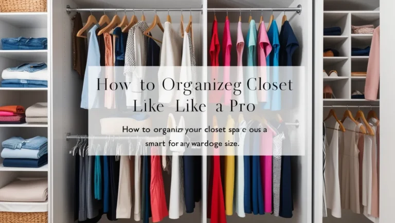 How to Organize Your Closet Like a Pro