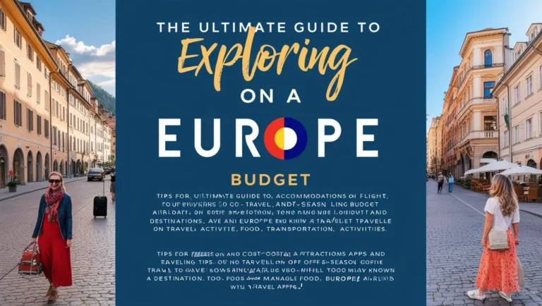 The Ultimate Guide to Exploring Europe on a Budget