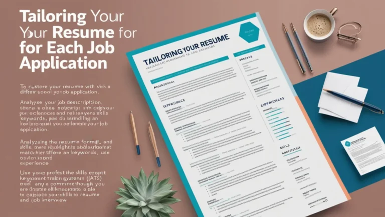 Tailoring Your Resume for Each Job Application: A Comprehensive Guide
