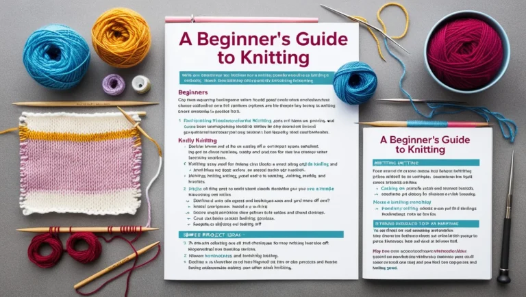 A Beginner’s Guide to Knitting