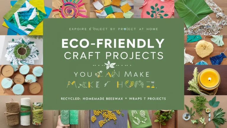 Eco-Friendly Craft Projects You Can Make at Home