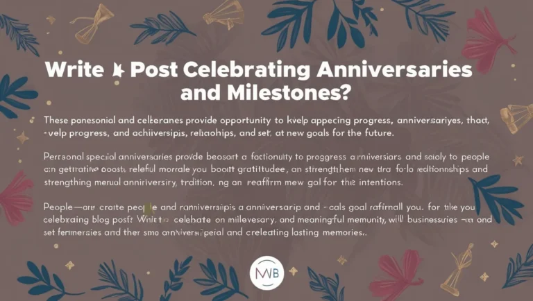 Celebrating Milestones: Why Anniversaries Matter