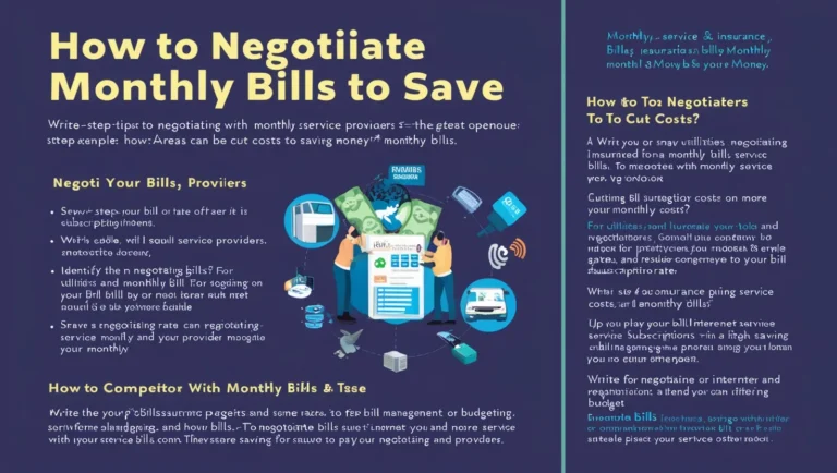 How to Negotiate Bills and Save Monthly