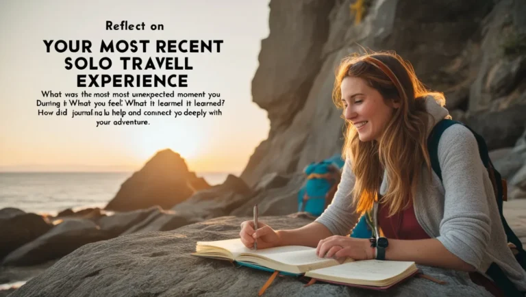 Journaling Your Solo Travel Adventures: A Personal Journey of Discovery