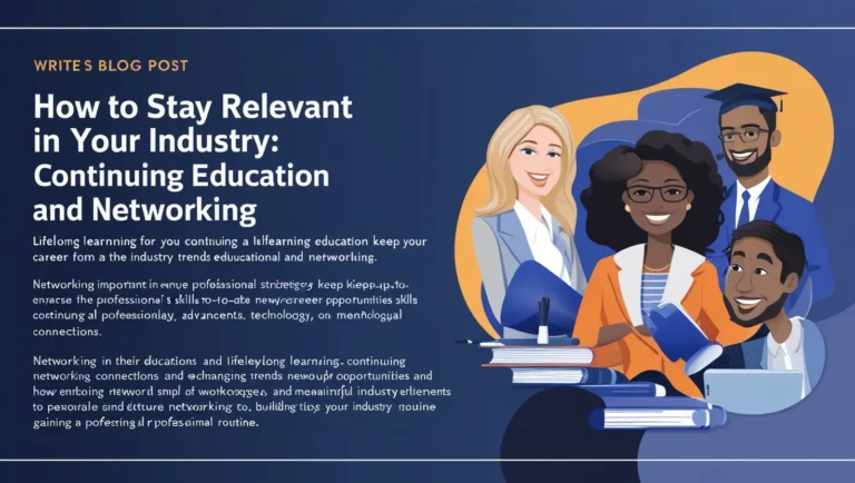 How to Stay Relevant in Your Industry: Continuing Education and Networking