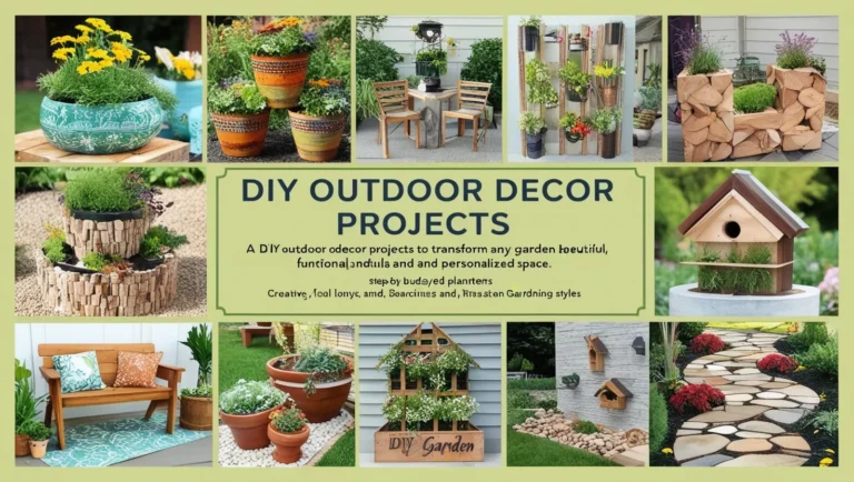 DIY Outdoor Decor: Projects for Your Garden