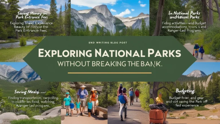 Exploring National Parks Without Breaking the Bank