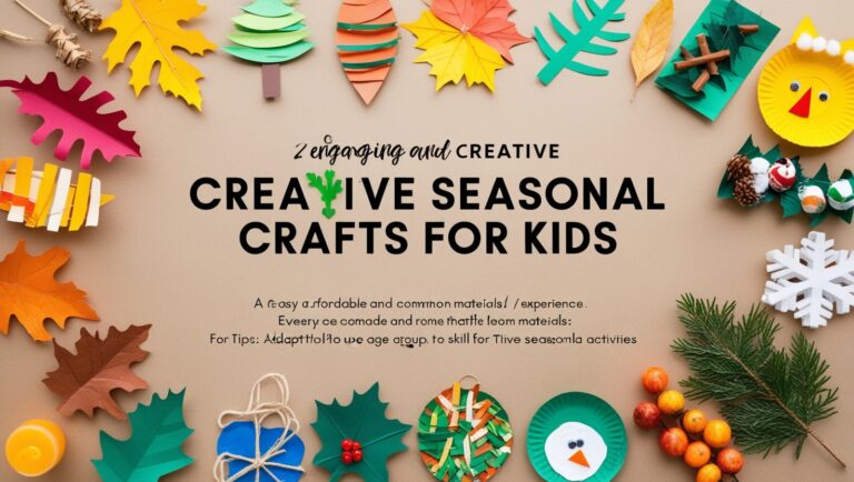 Seasonal Crafts for Kids: Fun Ideas for Any Time of Year