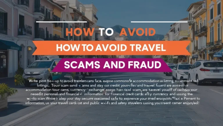 How to Avoid Travel Scams and Fraud: Protecting Yourself While Exploring the World