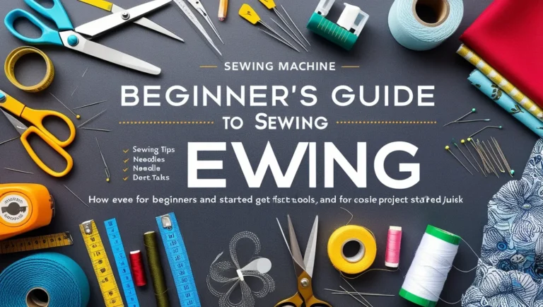 Beginner’s Guide to Sewing: Tools and Tips