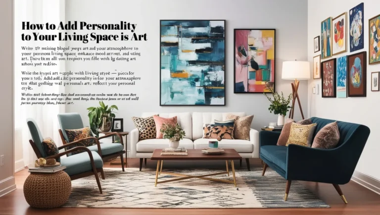 How to Add Personality to Your Space with Art
