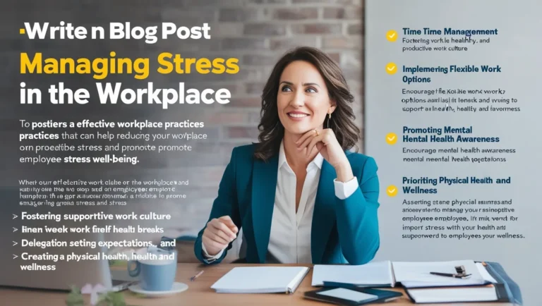 Managing Stress: Workplace Practices That Help