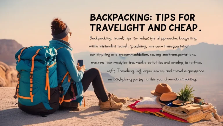 Backpacking: Tips for Traveling Light and Cheap