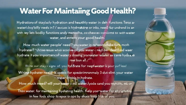 Hydration Tips: The Importance of Water for Your Health