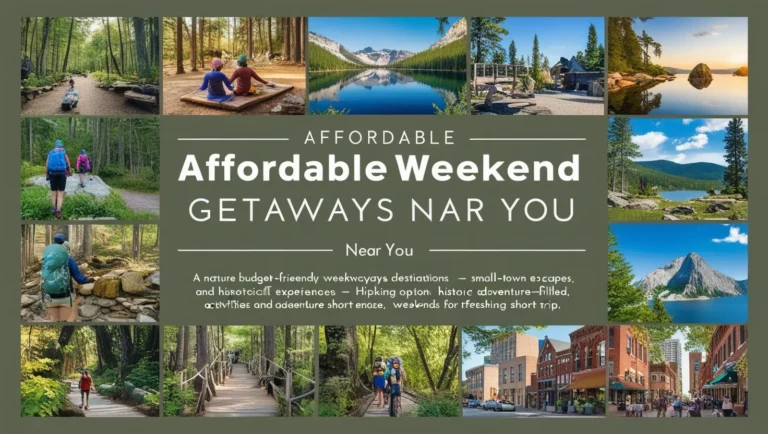 Affordable Weekend Getaways Near You