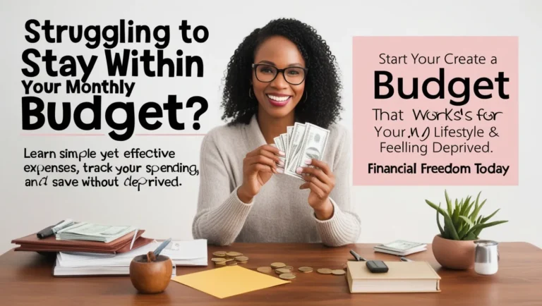 How to Stick to Your Monthly Budget with Ease