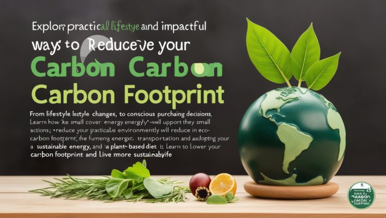 How to Reduce Your Carbon Footprint in Nowadays