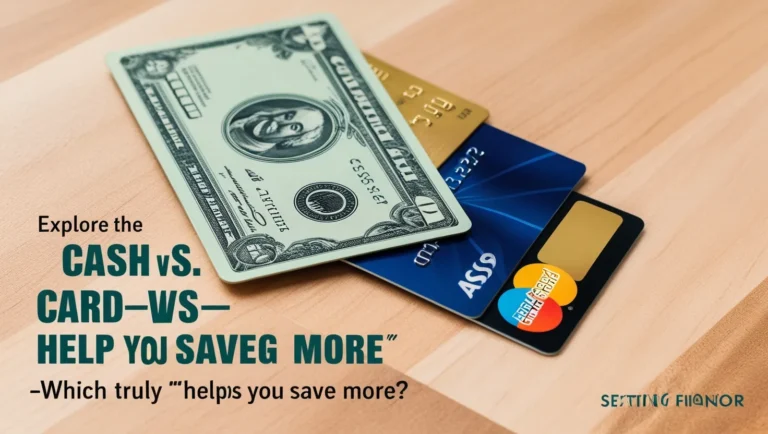 Cash vs. Card: Which Helps You Save More?