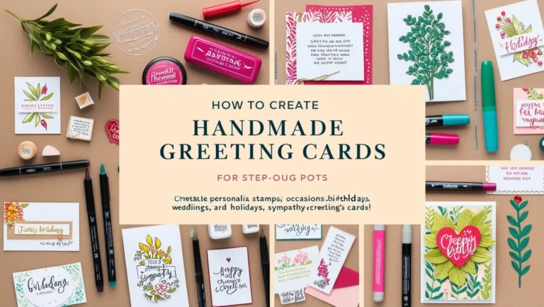How to Create Handmade Greeting Cards for Every Occasion