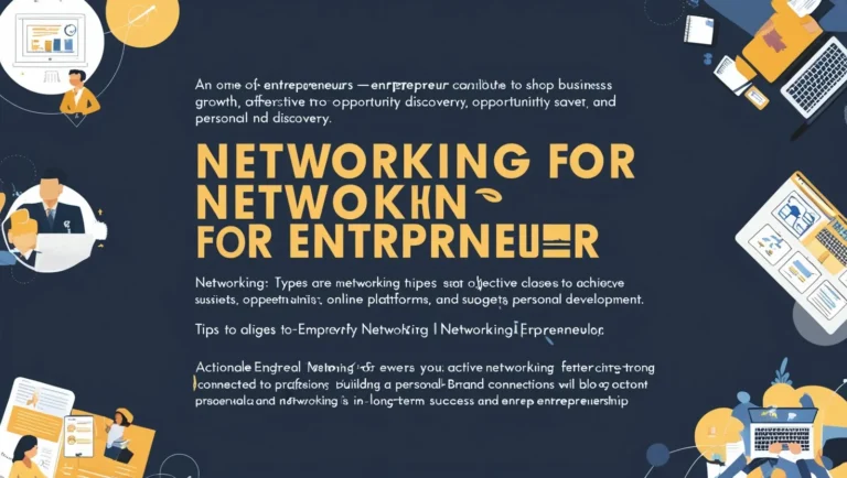 The Importance of Networking for Entrepreneurs