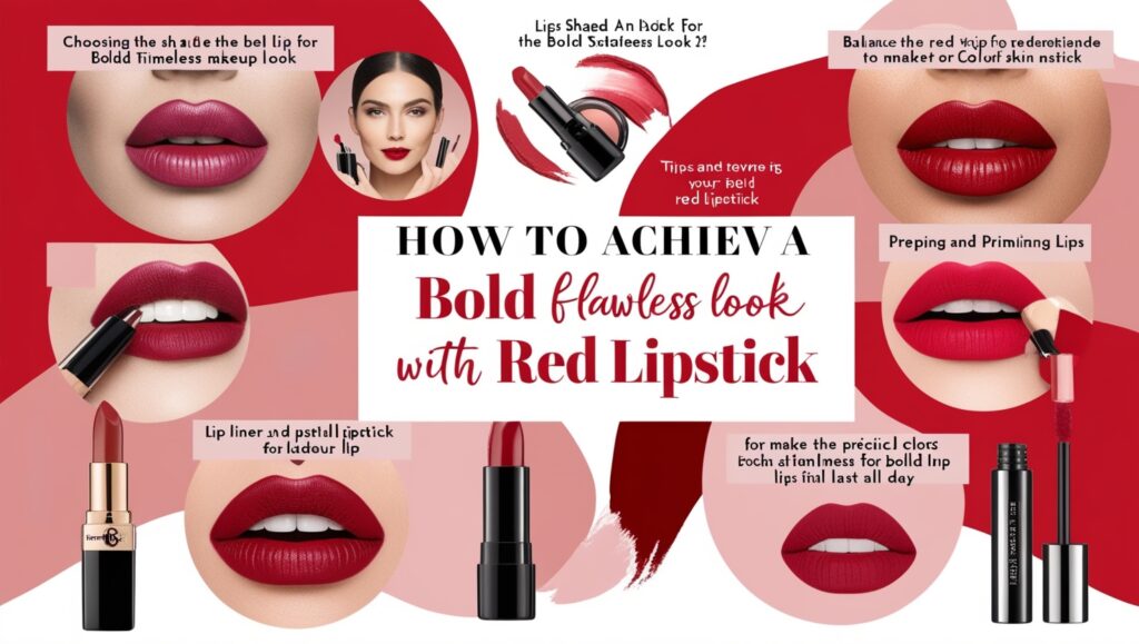 Create a Bold Look with Red Lipstick