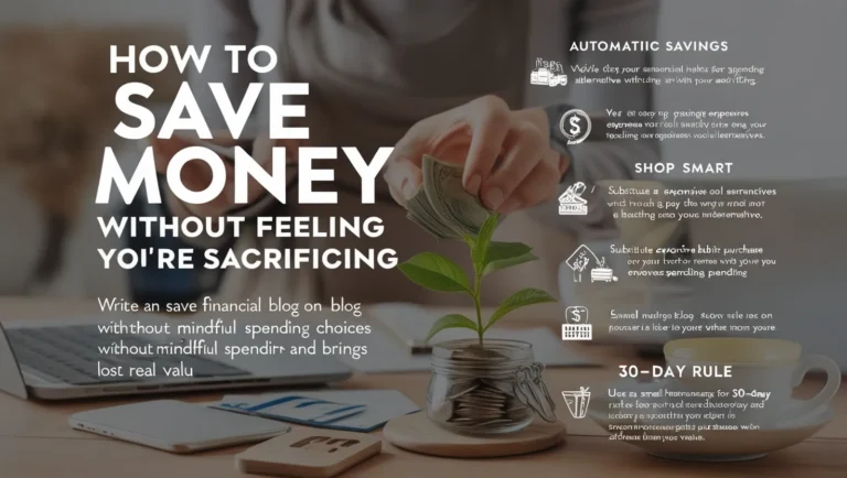 How to Save Money Without Feeling Like You’re Sacrificing