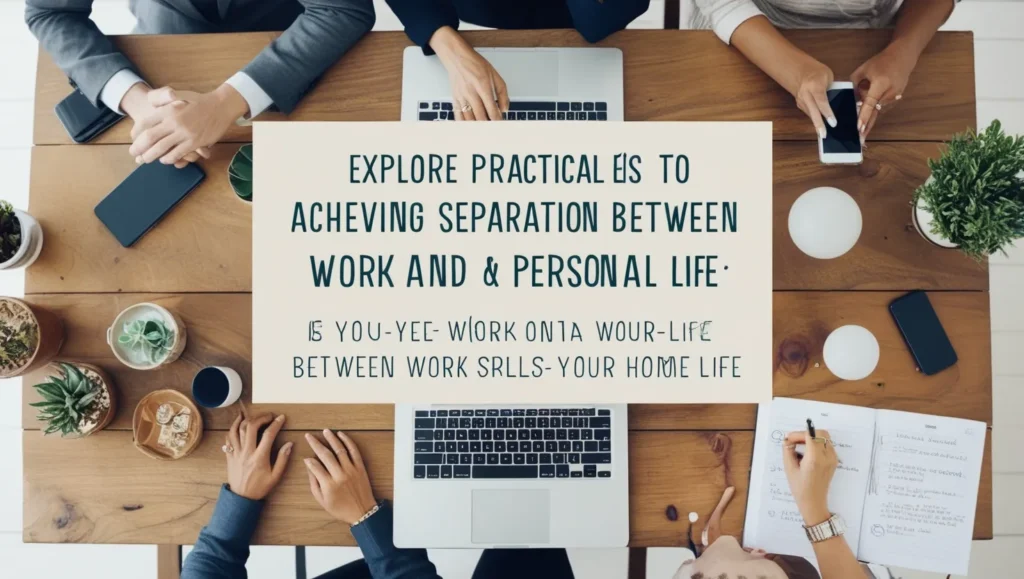 How to Separate Work and Personal Life