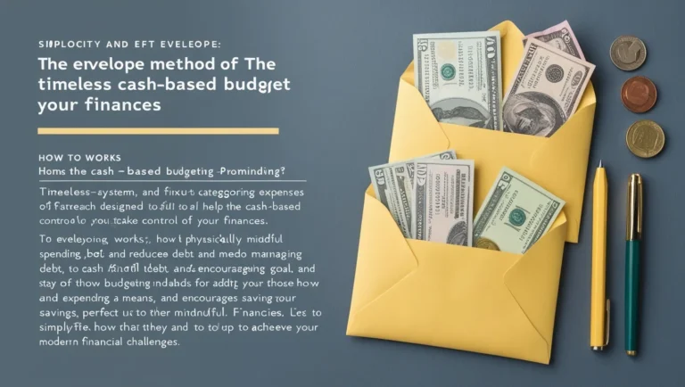 The Envelope Method: A Cash-Based Budgeting Approach