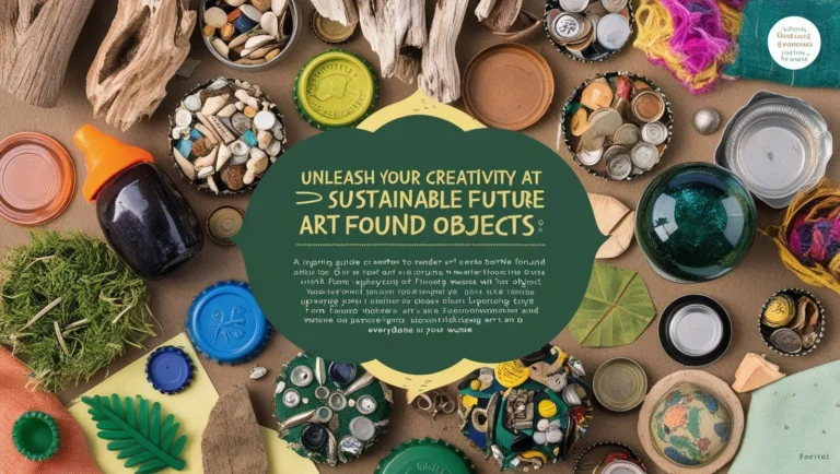 Creating Art from Found Objects: An Eco-Friendly Approach