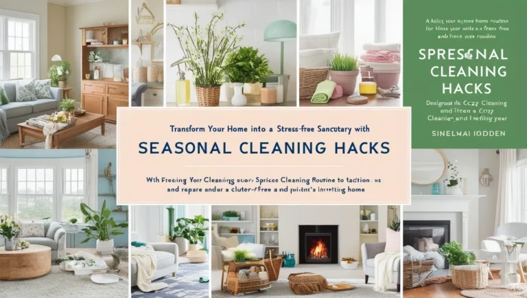 Seasonal Cleaning Hacks for a Stress-Free Home