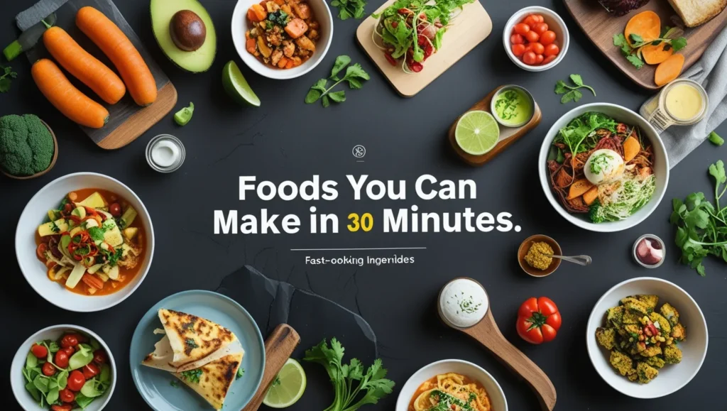 Foods You Can Make in 30 Minutes