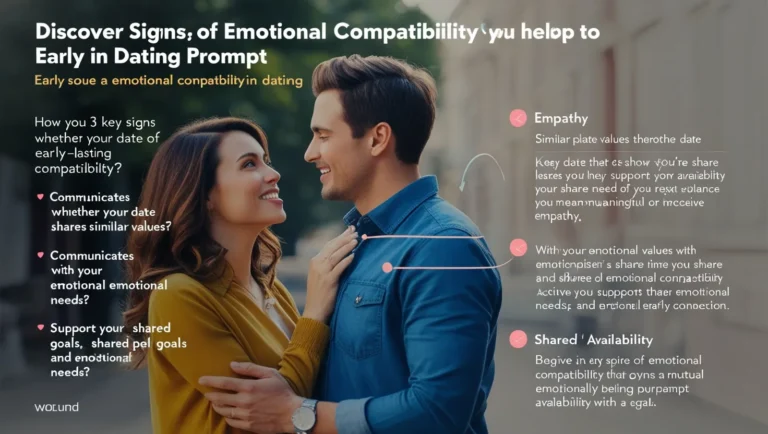 How to Recognize Emotional Compatibility Early in Dating